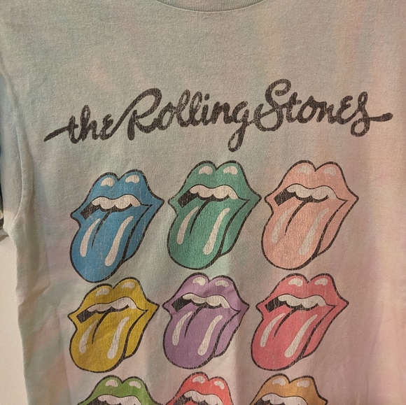 The Rolling Stones Tie Dye T-shirt Size Small - Picture 2 of 5